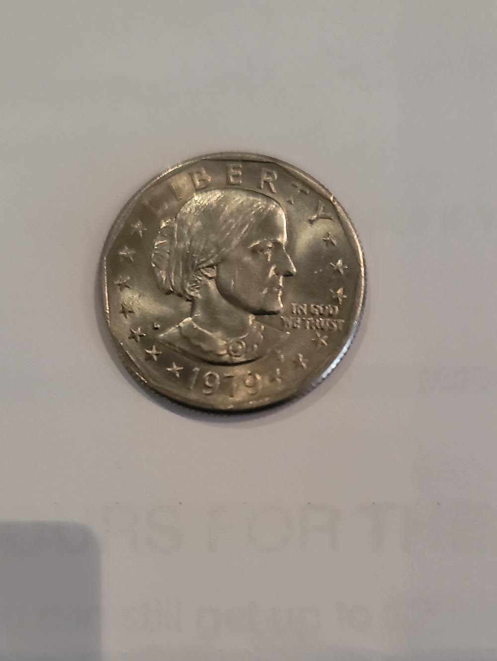 1979 Susan B. Anthony Silver-Tone Dollar Coin